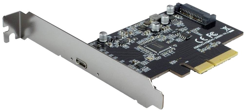 Inter-Tech INTER-TECH - Argus KC-008 - USB-Adapter - PCIe 4.0 Low-Profile PCI Express kaart PCIe Incl. Low-Profile slotp