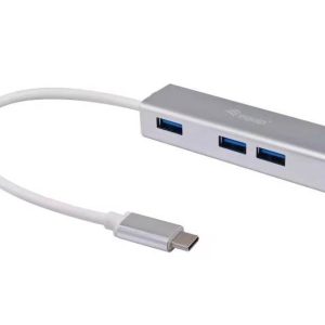 Equip 128958 128958 USB-hub 4 poorten USB-A USB 3.1 Gen1 5 GBit/s Met USB-C stekker Zilver Equip 128958 128958 USB-hub 4 poorten USB-A USB 3.1 Gen1 5 GBit/s Met USB-C stekker Zilver