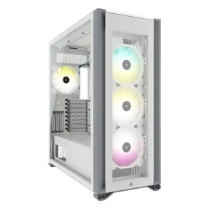 Corsair CORSAIR iCUE 7000X RGB – FT – E-ATX – Seitenteil mit Fenster (gehärtetes Glas) Full Tower PC-behuizing Wit Corsair CORSAIR iCUE 7000X RGB – FT – E-ATX – Seitenteil mit Fenster (gehärtetes Glas) Full Tower PC-behuizing Wit