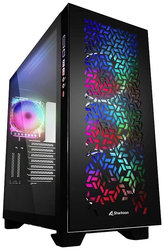 Sharkoon CA300H Tower PC-behuizing Zwart