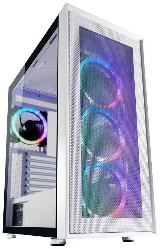 LC Power Gaming 802W Midi-tower PC-behuizing Wit