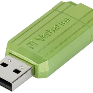 Verbatim USB DRIVE 2.0 PINSTRIPE USB-stick 128 GB Eucalyptus, Groen 49462 USB-A 2.0 Verbatim USB DRIVE 2.0 PINSTRIPE USB-stick 128 GB Eucalyptus, Groen 49462 USB-A 2.0