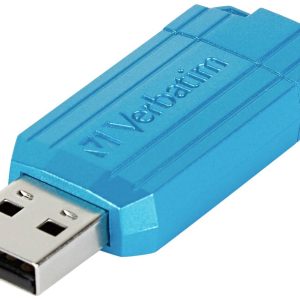 Verbatim USB DRIVE 2.0 PINSTRIPE USB-stick 64 GB Blauw 49961 USB-A 2.0 Verbatim USB DRIVE 2.0 PINSTRIPE USB-stick 64 GB Blauw 49961 USB-A 2.0