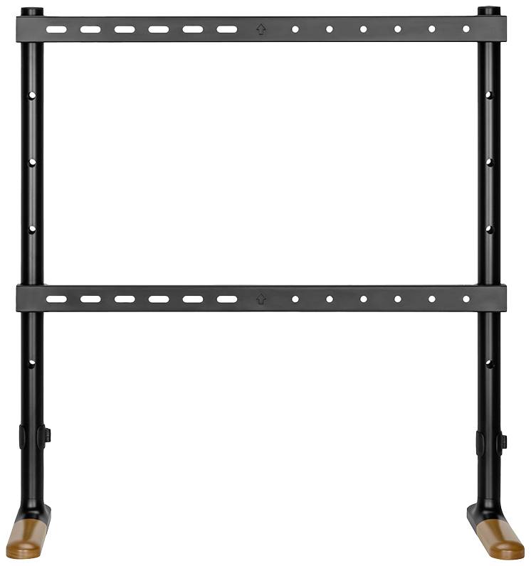 My Wall HT26L Telefoon-voet 1-voudig 124,5 cm (49") - 190,5 cm (75") Zwart, Hout Vast, Staand