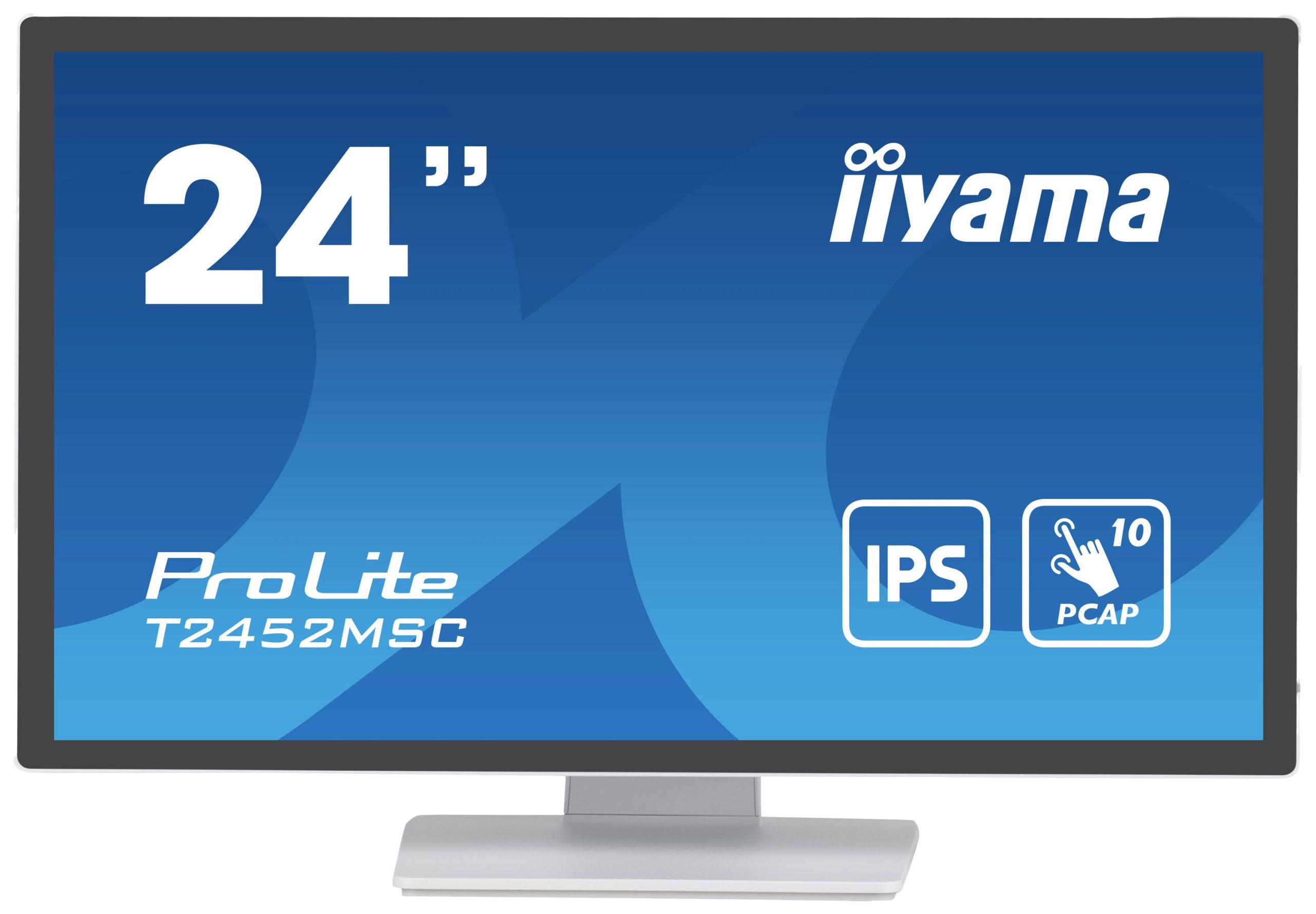Iiyama 24" WHITE Bonded PCAP Touchscreen monitor Energielabel: E (A - G) 60.5 cm (23.8 inch) 1920 x 1080 Pixel 16:9 14 m