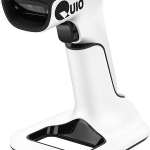 QUIO QU-ER-332 Barcodescanner 1D, 2D LED Wit/zwart Handmatig incl. standaard Bluetooth, USB, Draadloos 2.4 GHz QUIO QU-ER-332 Barcodescanner 1D, 2D LED Wit/zwart Handmatig incl. standaard Bluetooth, USB, Draadloos 2.4 GHz