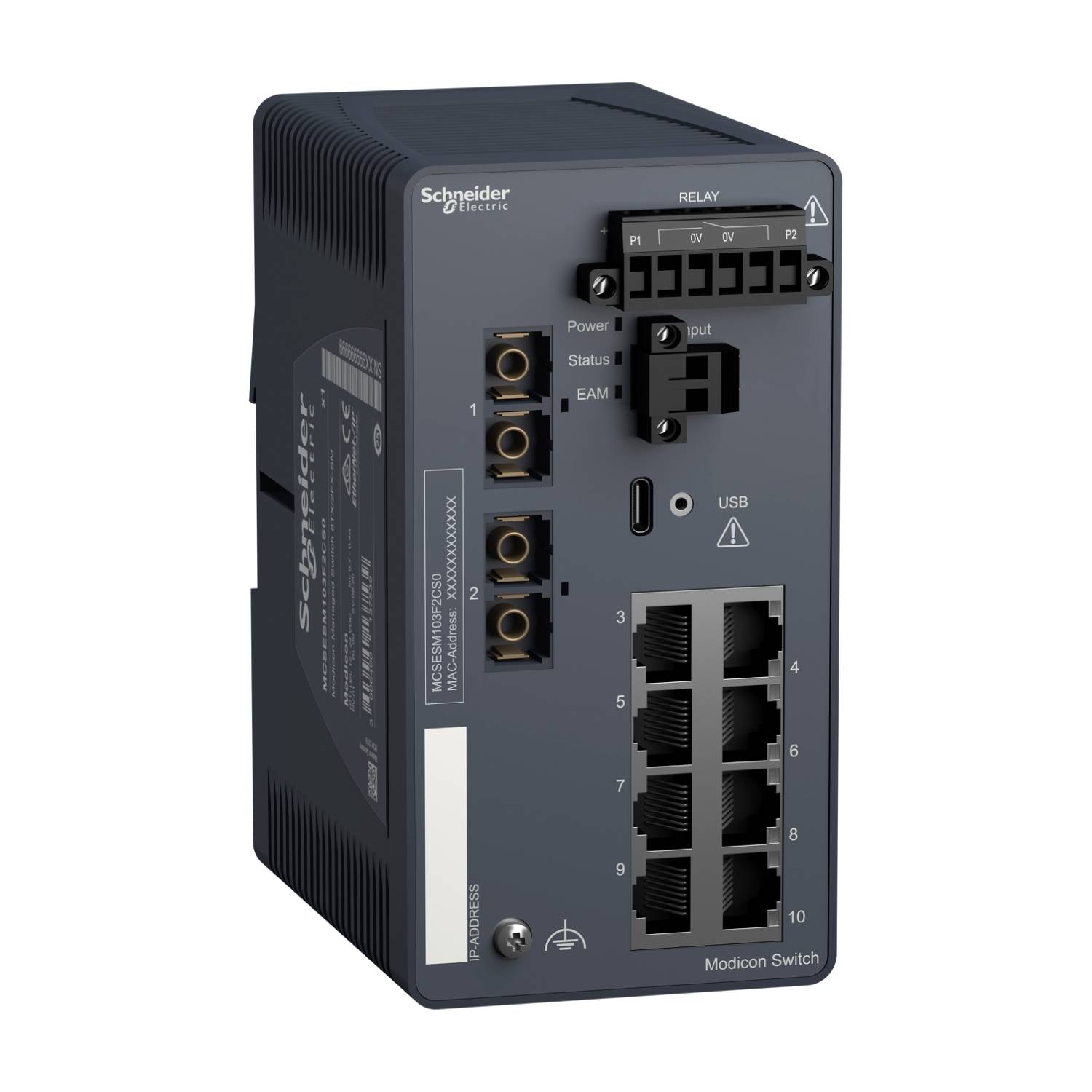 Schneider Electric MCSESM103F2CS0 Netwerk switch