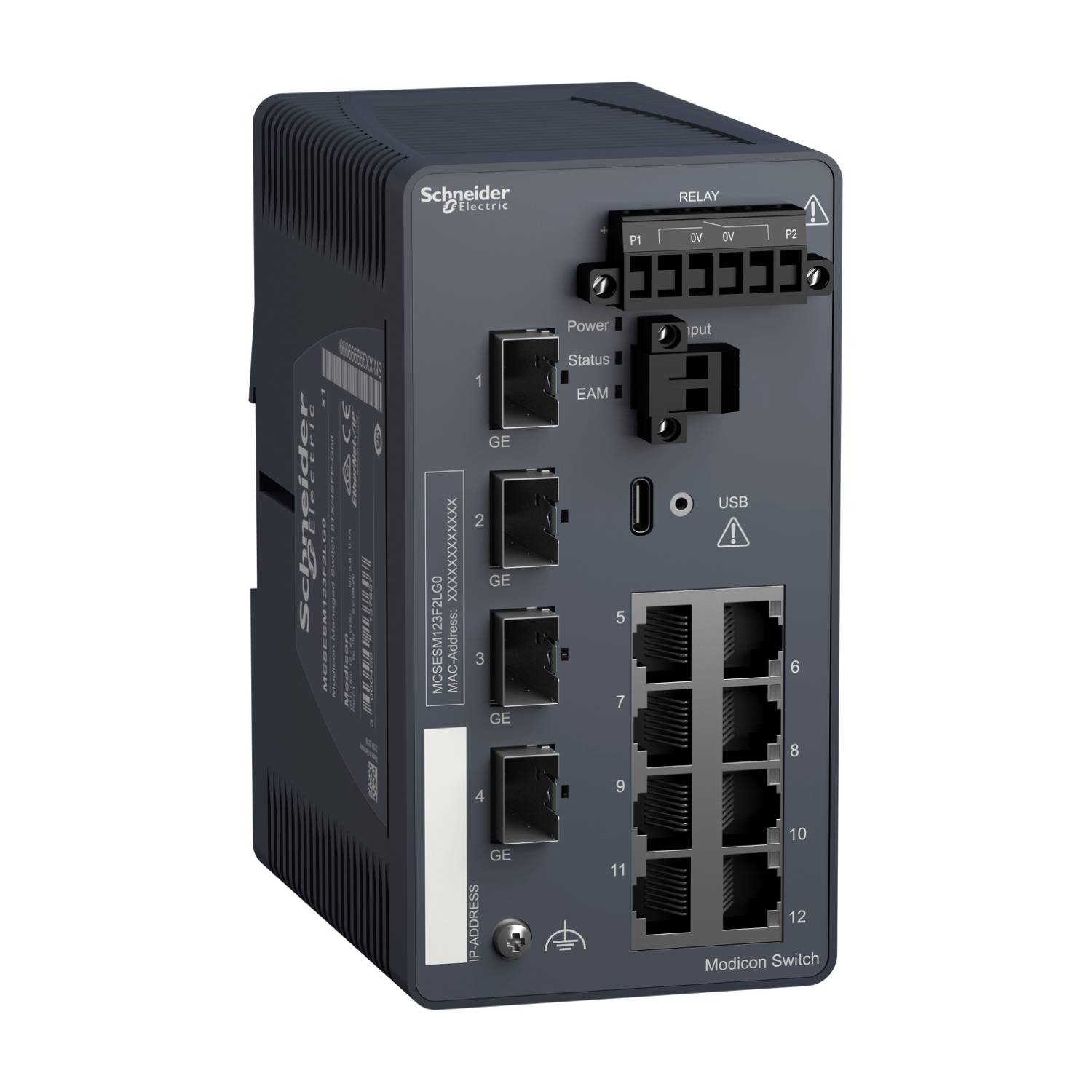Schneider Electric MCSESM123F2LG0 Netwerk switch
