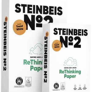 STEINBEIS No. 2 99779553 Printpapier, kopieerpapier DIN A3 80 g/m² 500 vellen Wit STEINBEIS No. 2 99779553 Printpapier, kopieerpapier DIN A3 80 g/m² 500 vellen Wit