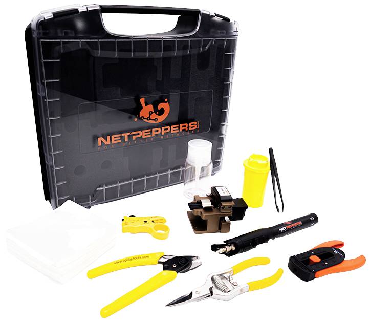 NetPeppers NP-FIBER-KIT211 Gereedschapskoffer voor glasvezelkabels 1 stuk(s)