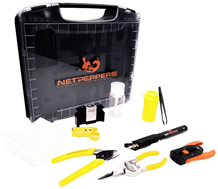 NetPeppers NP-FIBER-KIT212 Gereedschapskoffer voor glasvezelkabels 1 stuk(s)
