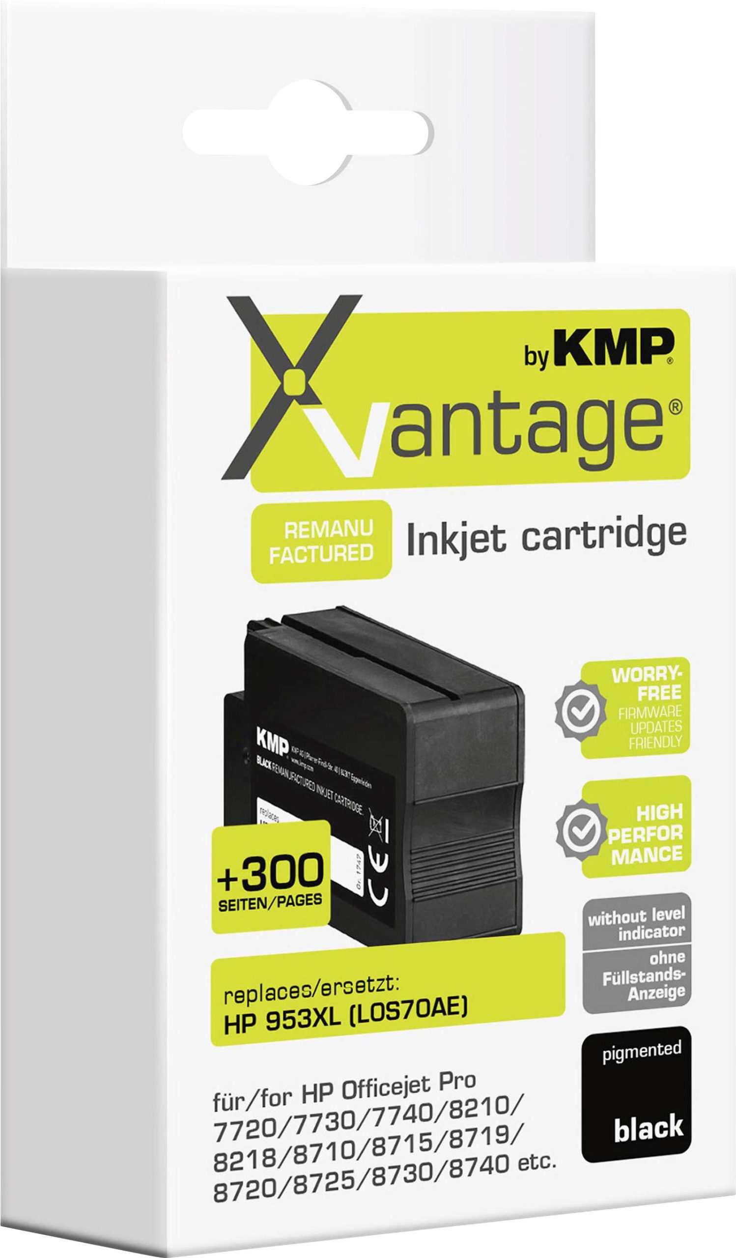 Xvantage Inktcartridge vervangt HP 953XL, L0S70AE Compatibel Zwart 1747,4081 1747,4081