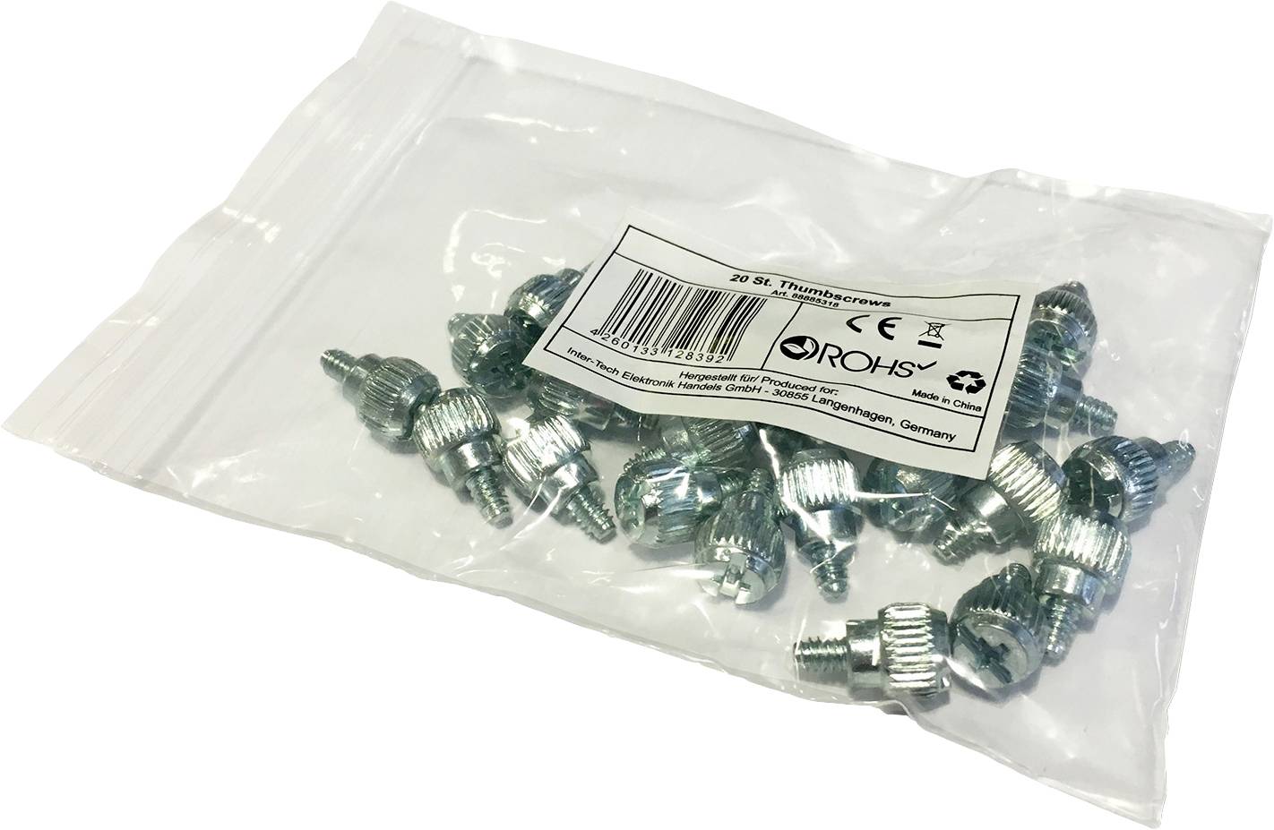 Inter-Tech 88885318 PC-behuizingsschroeven 1 stuk(s)