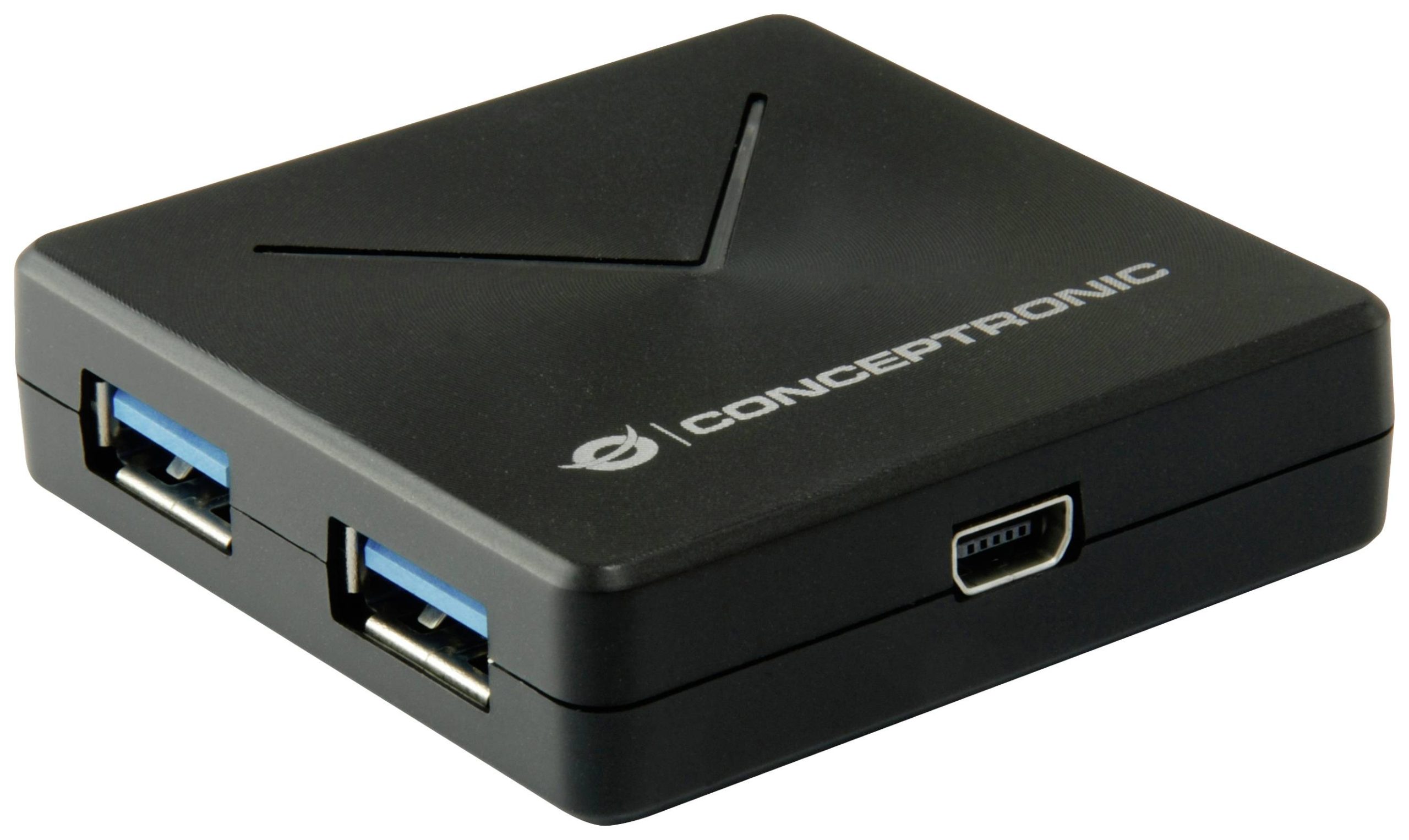 Conceptronic HUBBIES02B HUBBIES02B USB-hub 4 poorten USB-A USB 3.1 Gen1 5 GBit/s Zwart