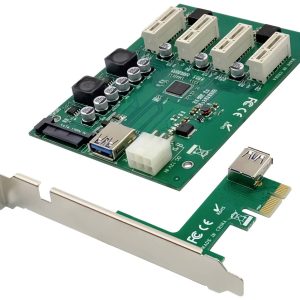 Conceptronic EMRICK PCIe-x1 zu 4x PCIe-x1 Erweiterungskit PCI Express kaart PCIe Conceptronic EMRICK PCIe-x1 zu 4x PCIe-x1 Erweiterungskit PCI Express kaart PCIe