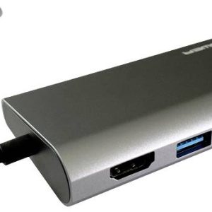 LC Power LC-HUB-C-MULTI-5 USB-C dockingstation Geschikt voor merk (dockingstation): Universeel
