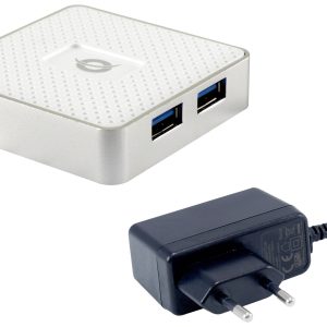 Conceptronic HUBBIES03W HUBBIES03W USB-hub 4 poorten USB-A USB 3.1 Gen1 5 GBit/s Wit Conceptronic HUBBIES03W HUBBIES03W USB-hub 4 poorten USB-A USB 3.1 Gen1 5 GBit/s Wit