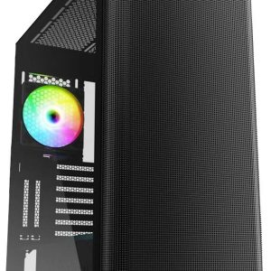 Sharkoon Sharkoon M30 RGB – Mid tower – E-ATX – Seitenteil mit Fenster (gehärtetes Glas) Full Tower PC-behuizing Zwart Sharkoon Sharkoon M30 RGB – Mid tower – E-ATX – Seitenteil mit Fenster (gehärtetes Glas) Full Tower PC-behuizing Zwart