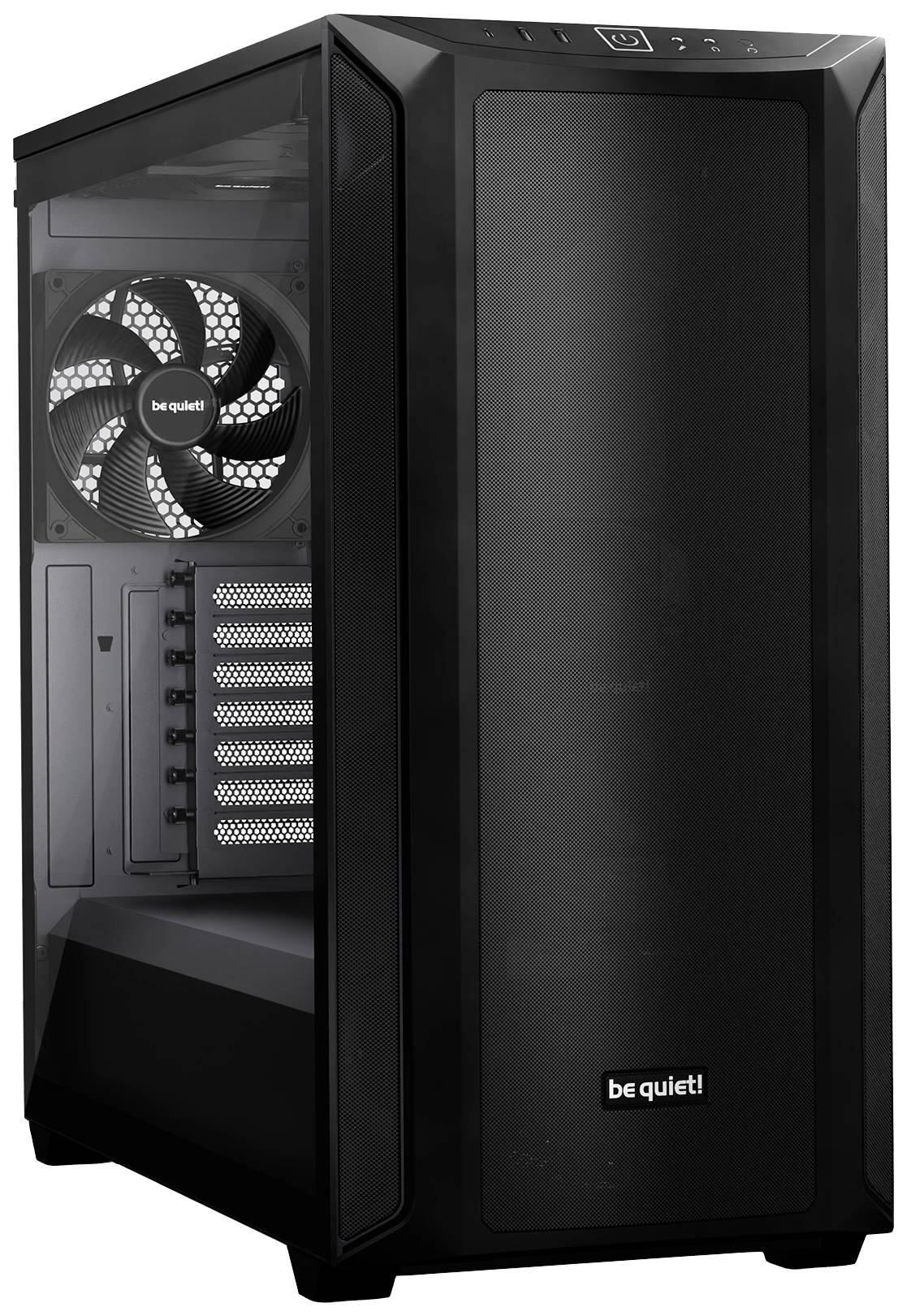 BeQuiet be quiet! - Midi-Tower - E-ATX - Seitenteil mit Fenster (gehärtetes Glas) Midi-tower PC-behuizing Zwart