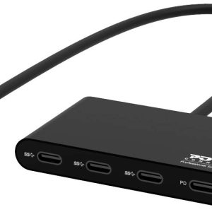 PORT Designs 900147 900147 USB-hub 5 poorten USB-C USB 3.2 Gen1 5 GBit/s Met USB-C stekker Zwart PORT Designs 900147 900147 USB-hub 5 poorten USB-C USB 3.2 Gen1 5 GBit/s Met USB-C stekker Zwart