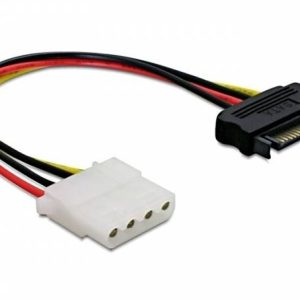 Delock Stroom Aansluitkabel 0.12 m Zwart, Rood Delock Stroom Aansluitkabel 0.12 m Zwart, Rood