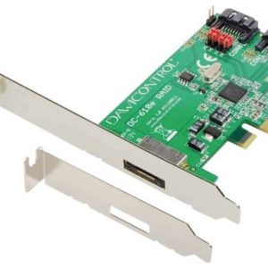 Dawicontrol DC-610E RAID 3 poorten PCI Express kaart SATA PCIe x1 Dawicontrol DC-610E RAID 3 poorten PCI Express kaart SATA PCIe x1