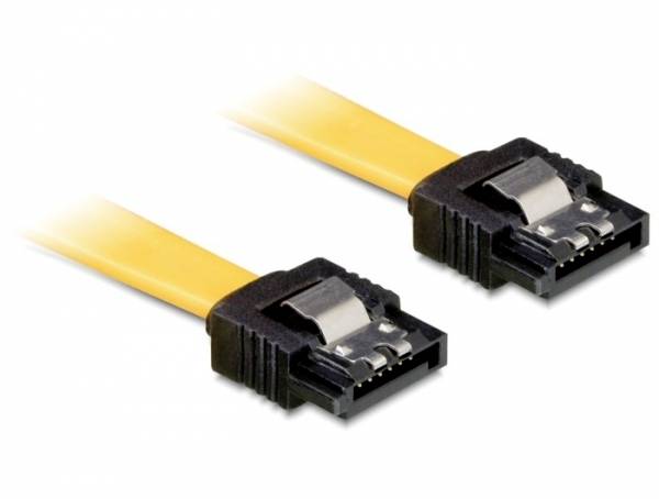 Delock HDD Aansluitkabel 0.1 m Geel