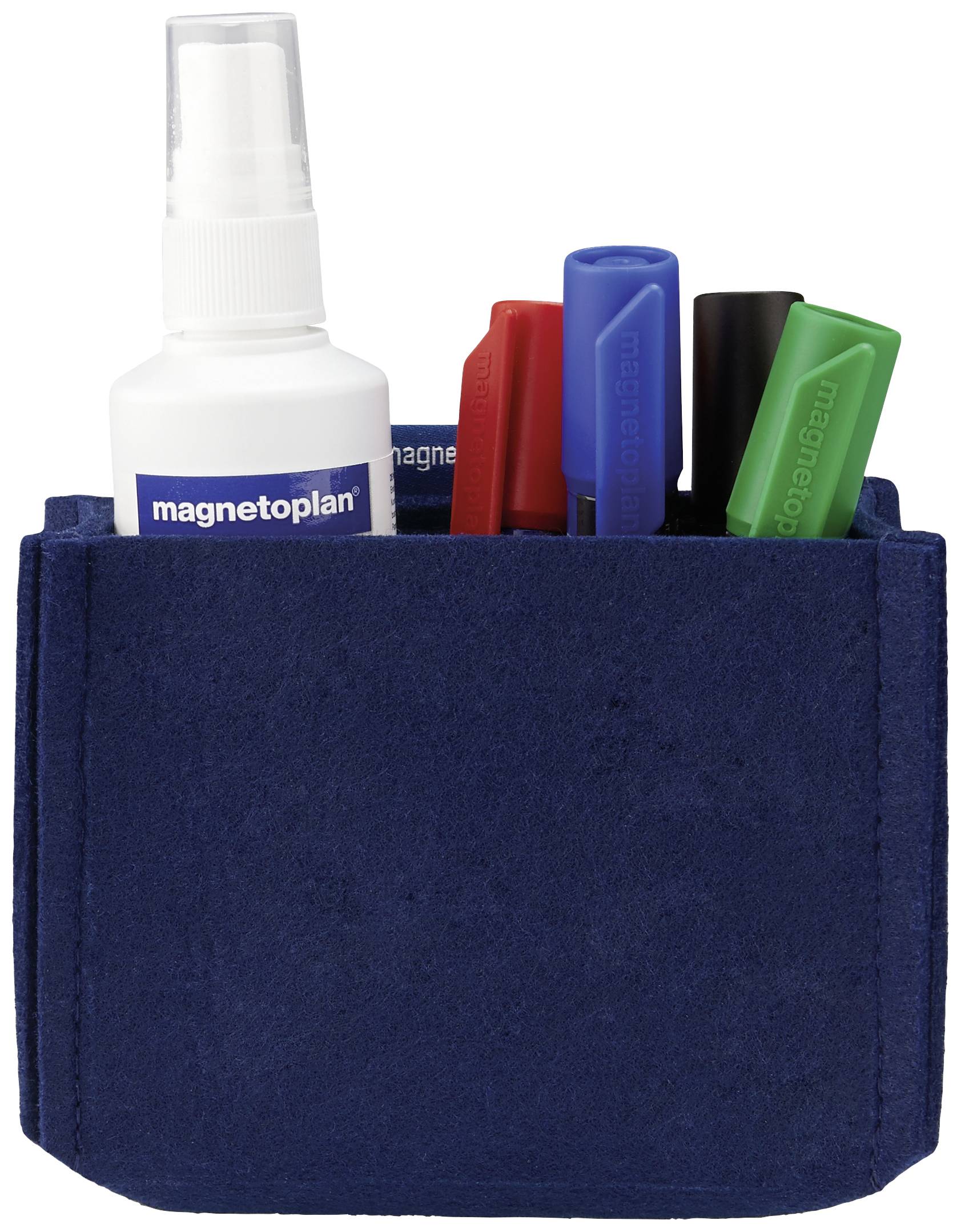 magnetoplan magnetoTray MEDIUM 1227714 Penhouder magnetisch (b x h x d) 130 x 100 x 60 mm Blauw