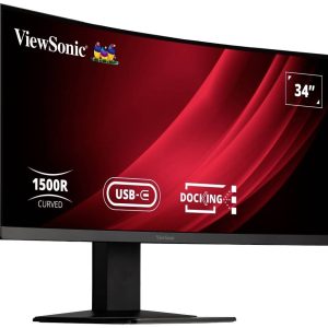 Viewsonic VG3419C LED-monitor Energielabel G (A – G) 86.4 cm (34 inch) 3440 x 1440 Pixel 16:9 3.5 ms HDMI, DisplayPort,
