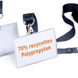 Durable 821719 Naamplaatje CLICK FOLD (l x b x h) 44 cm x 90 mm x 54 mm textielband 10 stuk(s)