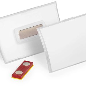 Durable 826019 Naamplaatje CLICK FOLD (b x h) 90 mm x 54 mm magneet 10 stuk(s)