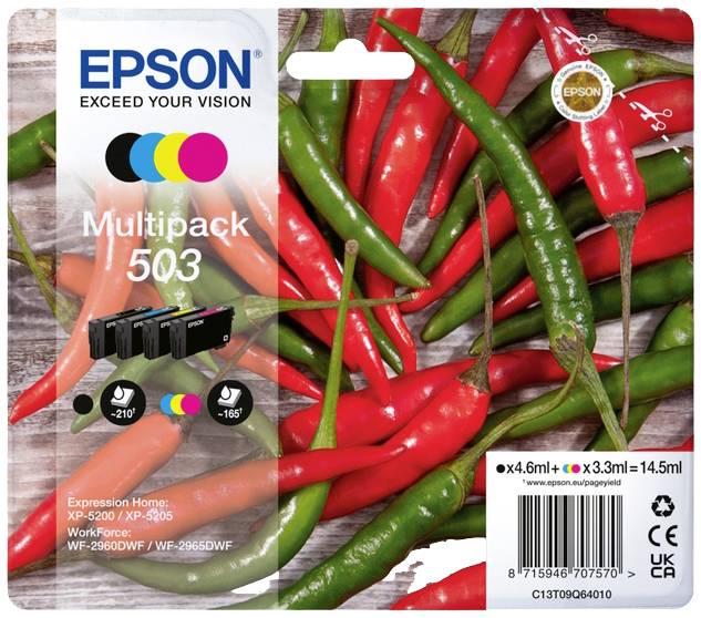 Epson Inktcartridge T09Q6, 503 Origineel Combipack Kleur C13T09Q64010