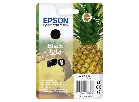 Epson Inktcartridge 604 Origineel Enkel Zwart C 13 T 10G14010