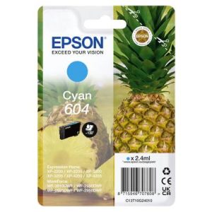 Epson Inktcartridge 604 Origineel Cyaan C13T10G24010 Epson Inktcartridge 604 Origineel Cyaan C13T10G24010