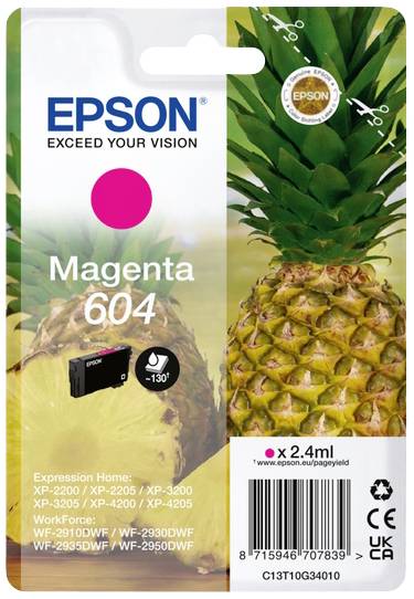 Epson Inktcartridge 604 Origineel Magenta C 13 T 10G34010