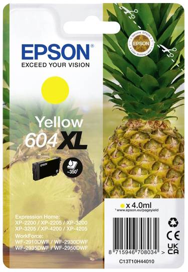Epson Inktcartridge 604XL Origineel Geel C 13 T 10H44010