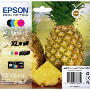 Epson Inktcartridge T10H9, 604XL Origineel Combipack Kleur C13T10H94010 Epson Inktcartridge T10H9, 604XL Origineel Combipack Kleur C13T10H94010