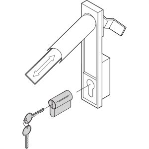 nVent SCHROFF 25127995 19 inch Inbouwslot voor patchkast