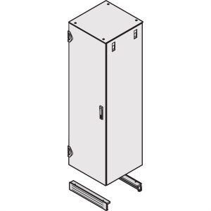 nVent SCHROFF 23130194 19 inch Sokkel voor patchkast Geperforeerd Geschikt voor kastdiepte: 800 mm Grijs