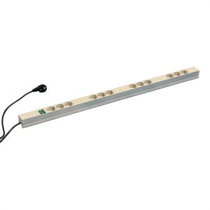 nVent SCHROFF 60110207 19 inch Stekkerdoos voor patchkast 1 HE Geaarde contactdoos Met schakelaar Grijs nVent SCHROFF 60110207 19 inch Stekkerdoos voor patchkast 1 HE Geaarde contactdoos Met schakelaar Grijs