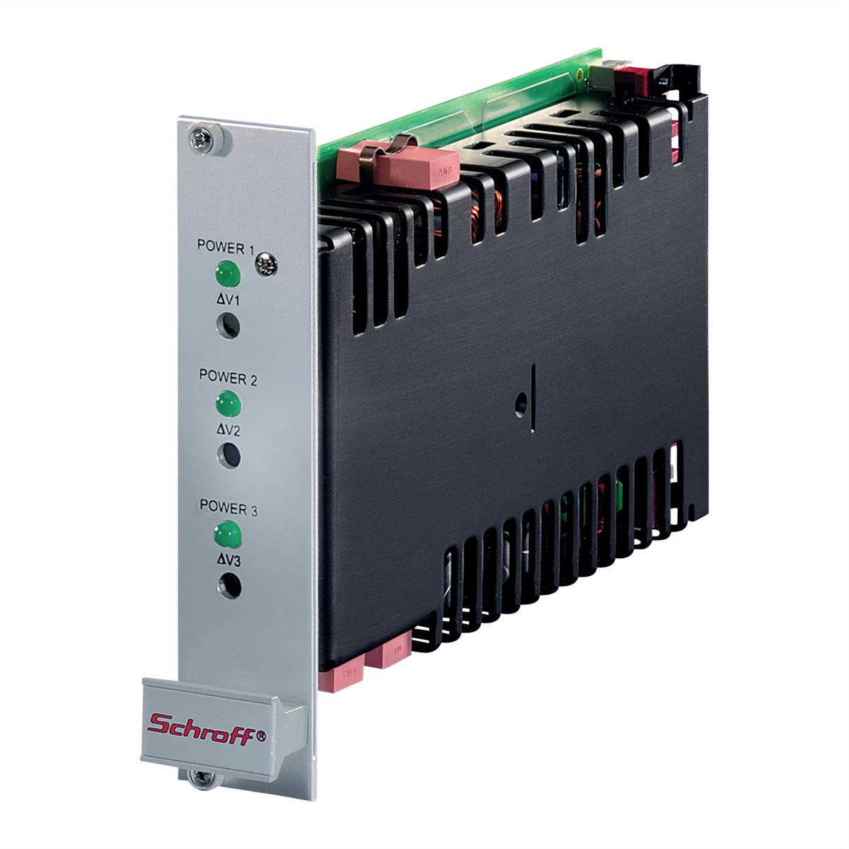 nVent SCHROFF 13103016 19 inch Netvoeding 3 HE Meerdere kleuren
