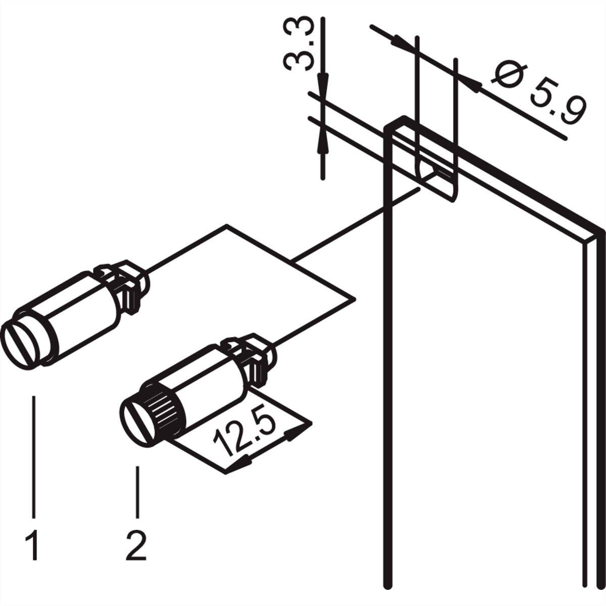 nVent SCHROFF 21101847 19 inch Montagemateriaal Grijs