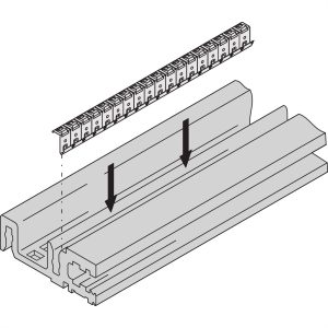 nVent SCHROFF 24576042 19 inch Rails voor patchkast