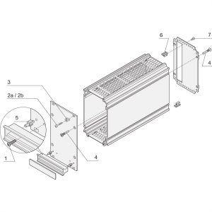 nVent SCHROFF 24812100 19 inch Montagemateriaal nVent SCHROFF 24812100 19 inch Montagemateriaal