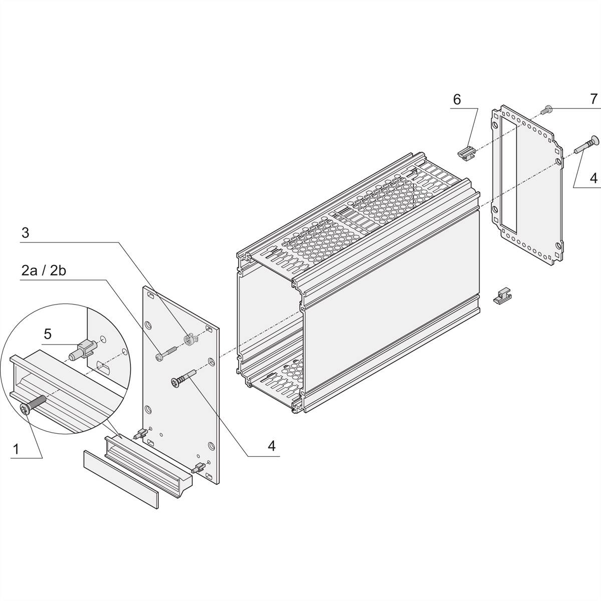 nVent SCHROFF 24812100 19 inch Montagemateriaal