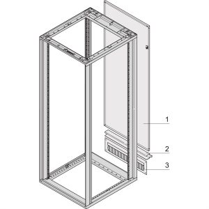 nVent SCHROFF 26230439 19 inch Achterwand voor patchkast 25 HE Grijs nVent SCHROFF 26230439 19 inch Achterwand voor patchkast 25 HE Grijs