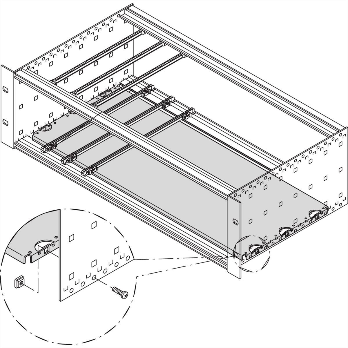 nVent SCHROFF 34562751 19 inch Montagemateriaal