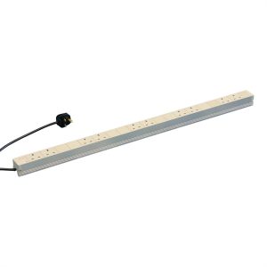 nVent SCHROFF 60110244 19 inch Stekkerdoos voor patchkast 1 HE Grijs