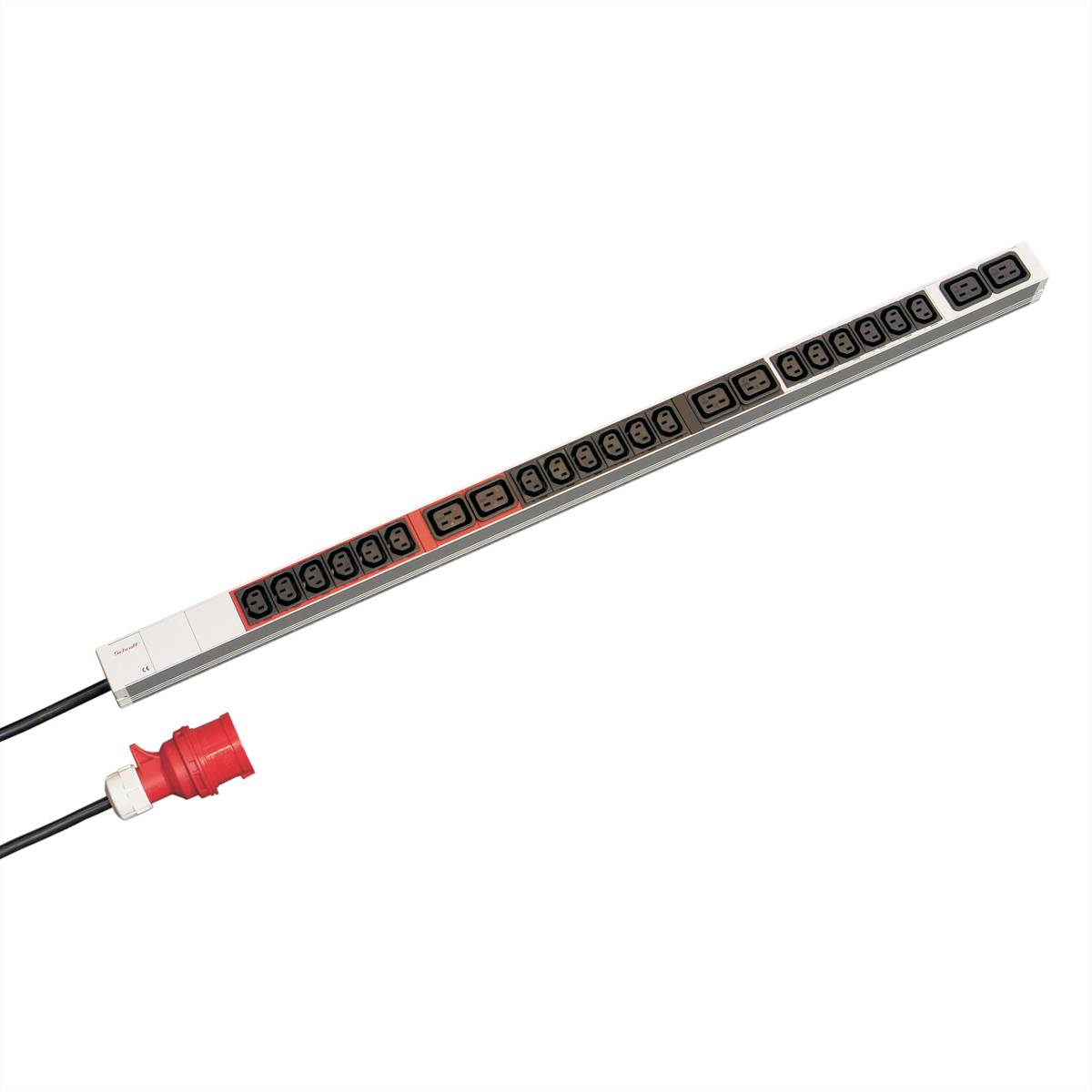 nVent SCHROFF 60110284 10 inch Stekkerdoos voor patchkast Zwart