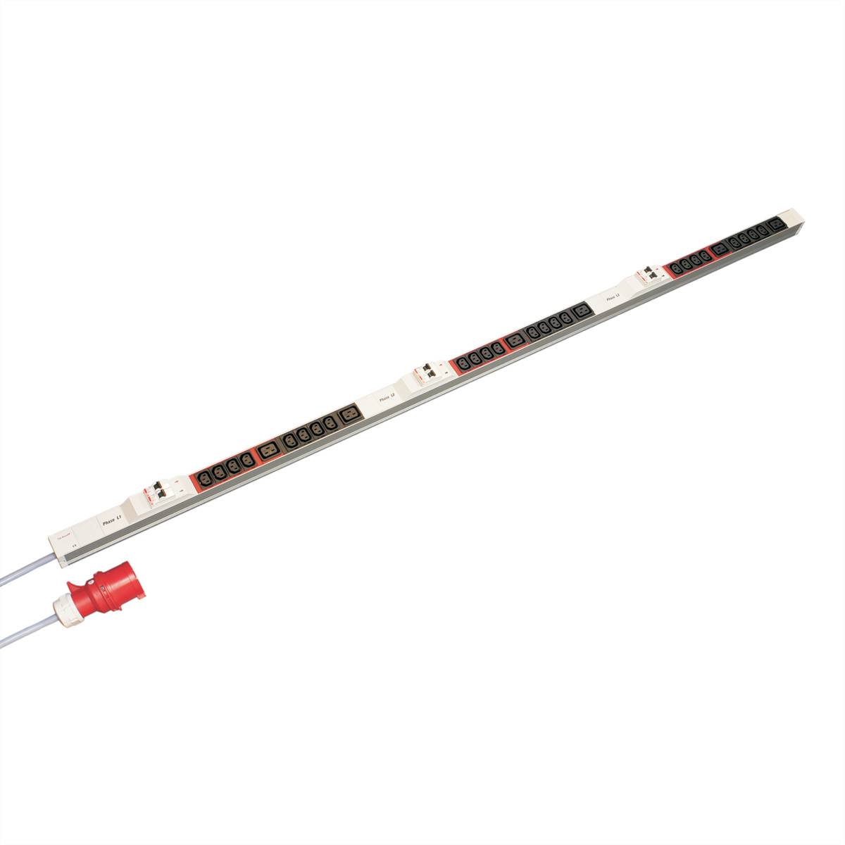 nVent SCHROFF 60110285 10 inch Stekkerdoos voor patchkast Met schakelaar Zwart